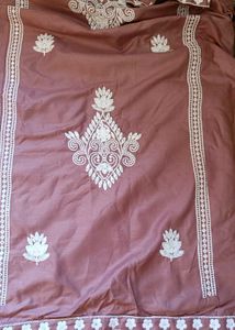 Mauve Embroidered Salwar Kameez Suit