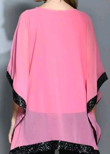 Pink Kaftan Top