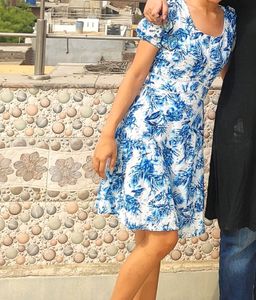 Blue Dress (Size-XS)