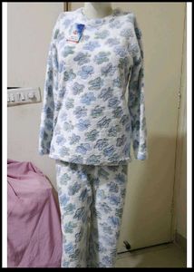Cozy Cloud Print Pajama Set