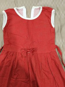 Cute Red Polka Dot Dress