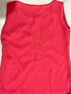 Red Sequin Bow Top