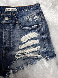 Bershka Ripped Shorts