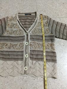 Vintage Patterned Cardigan