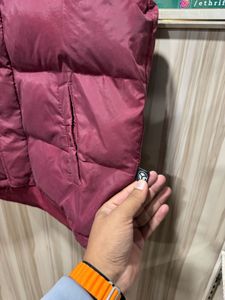 Harley Davidson Maroon Down Feather Puffer Vest