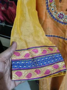 Orange Anarkali