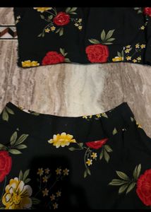 Slit Skirt Top Co-ord Set.Perfect&amp; Elegant Fitting