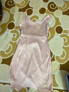 Elegant Blush One-Shoulder Dress