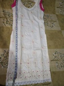 Kurti Palazzo With Dupatta Set (New) Embroidery Wo