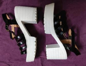 Black Block Heels