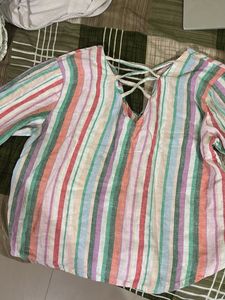 Striped Long Sleeve Top