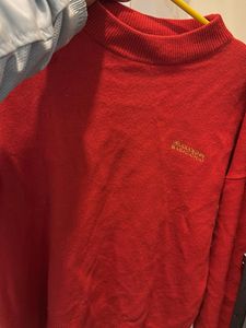 Vintage Red Crewneck Sweater