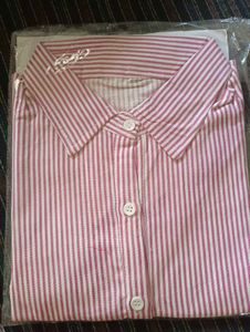 Embroidered Striped Shirt
