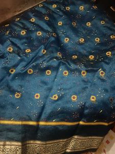 Elegant Blue Saree