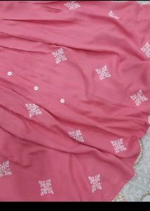 Zudio Embroidered Tunic Pink