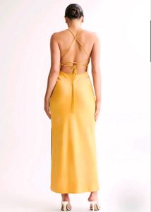 New With tag Meshki straight neck slip Maxi Dress