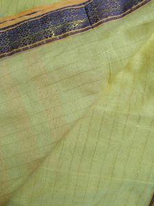 Light Lemon Colour Saree