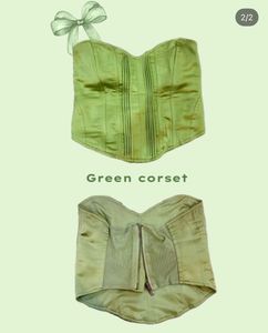 Green Corset Top