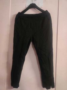 Women Matt Black Tracpants 3xl
