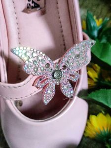 Pink Butterfly Flats - Toddler Size