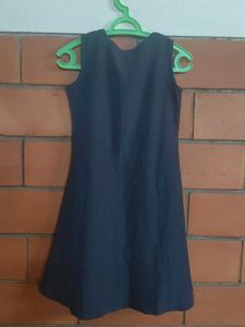 Cute Girls' Navy Blue Dress