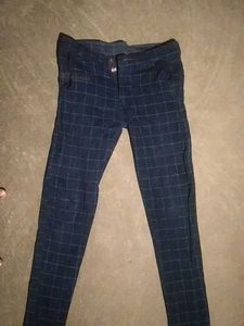Checked Slim Fit Pants