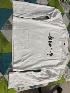 White And Black Full Sleeve T-shirt Combo