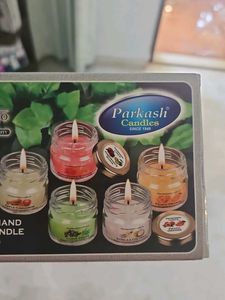 Scented Hand-Poured Candles (6 Units)