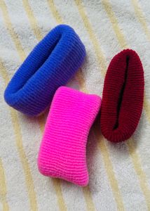 Colorful Hair Ties - Set of 3