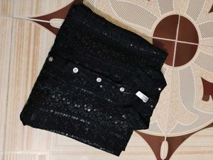 Festive Wear Black Kurta for Men - Size L