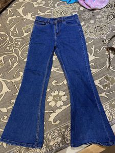 Flared Denim Jeans