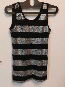 Sparkly Striped Tank Top