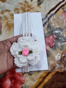 Crochet Flower Hair Accessory