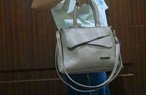 Brownish/beige Classic Taupe Handbag and Sling