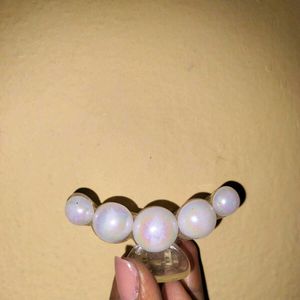 Iridescent Pearl Claw Clip