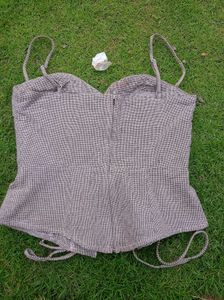 Lace-Up Corset Top