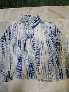 Stylish Tie-Dye Print Shirt