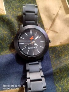 Fastrack Black Analog Watch