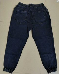 Women Denim Joggers - Xplore Print