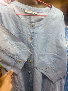 Blue Denim Style Dress