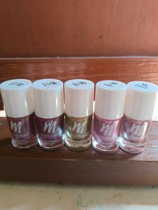Combo Of 5 Nail Paints