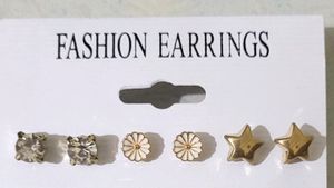 3 Combo Stud Earrings