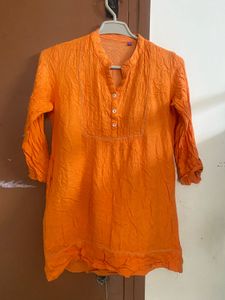Orange Kurta