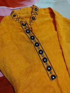 Orange Kurta
