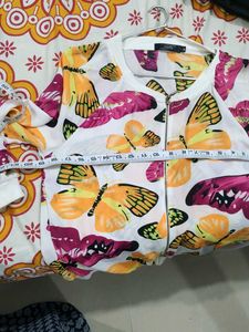 Butterfly Print Bomber Jacket