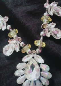 Statement Necklace With Nose Pin