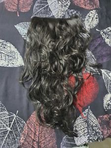 hair extentions with clipping dark brown