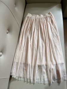 Elegant Pink Tulle Skirt