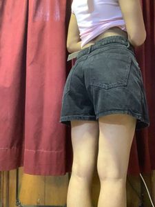ZARA WRAP DENIM SKORT