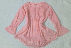 Beautiful Pink Lace Top